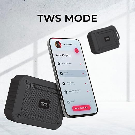 Opulentique-B30 Wireless Speaker Bluetooth V5.3 Connectivity 10 mm, 7 Watts Sounding of Functions 2X Extra Bass, Support BT/FA/FM/AUX, 6 Hours Playback Time