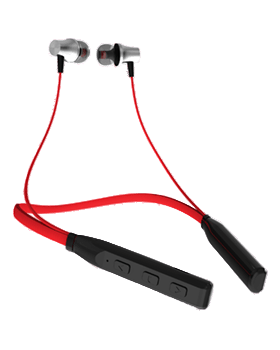Opulentique-M120 Wireless Neckband With Bluetooth V.5.1 EDR Chip For Gaming 24 Hours Play Time