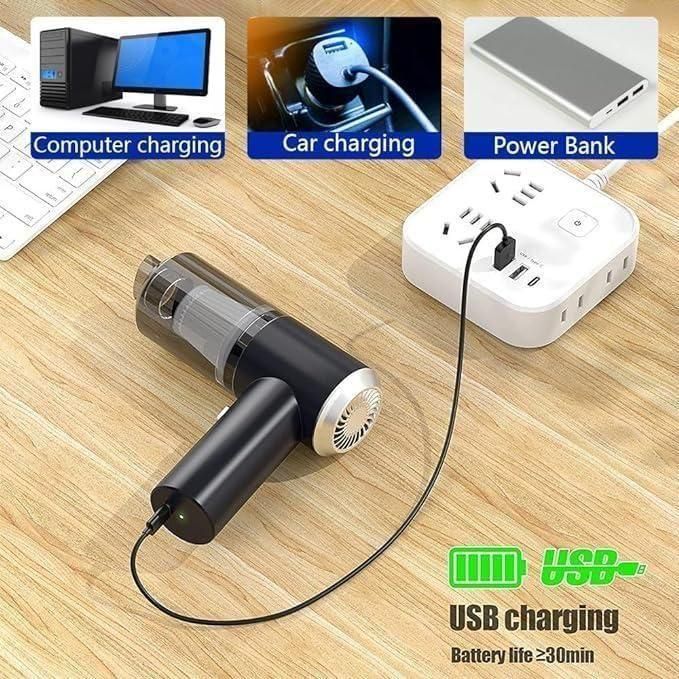 Portable Handheld Air Duster Wireless Vacuum/Suction Cleaner