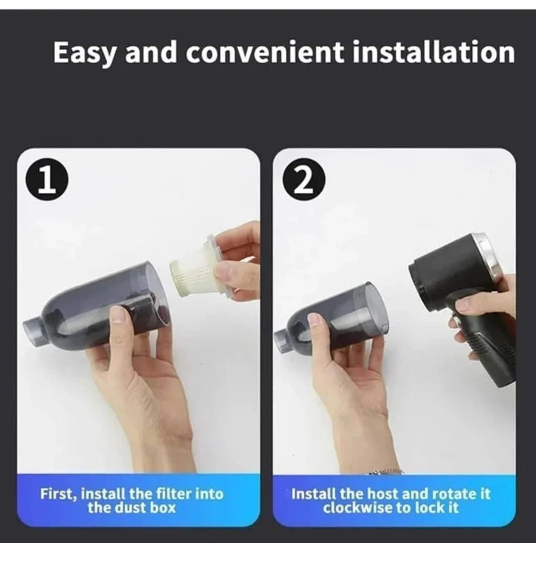 Portable Handheld Air Duster Wireless Vacuum/Suction Cleaner