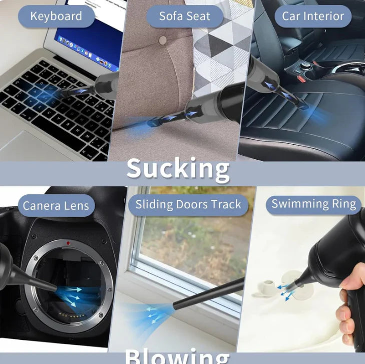 Portable Handheld Air Duster Wireless Vacuum/Suction Cleaner