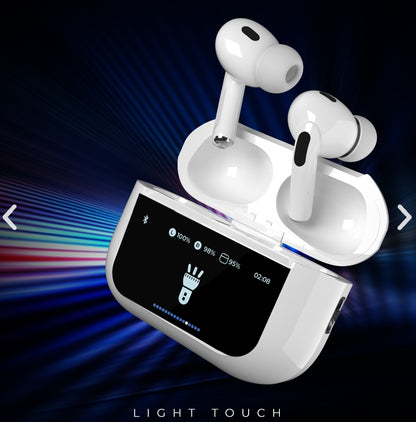 Opulentique ANC TWS-750 Wireless Earbuds | Hd Touch Display | BT Version 5.3 Play time Upto 78 hrs, IPX5, Noise Cancellation-With 6 Month Warranty