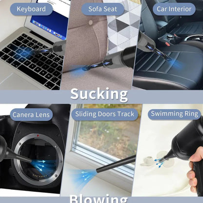 Portable Handheld Air Duster Wireless Vacuum/Suction Cleaner