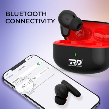 Opulentique WS90 Auric Bluetooth Earbuds With 62 Hours Playtime