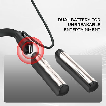 Opulentique M160 Wireless Neckband With Upto 140 Hour 13mm Drivers, Type C ASAP Charging, Bluetooth V5.0 Gaming Neckband, ENX Tech, IPX4 Sweat Proof, 6 Months Warranty