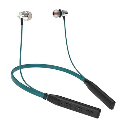 Opulentique-M120 Wireless Neckband With Bluetooth V.5.1 EDR Chip For Gaming 24 Hours Play Time